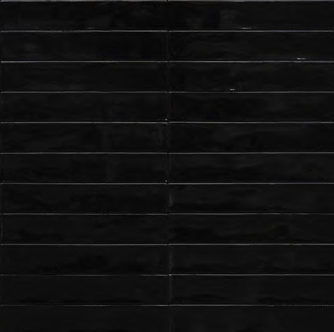 Marazzi Luz Otanio Bianco und Nero Lux Wandfliese 5,3X30