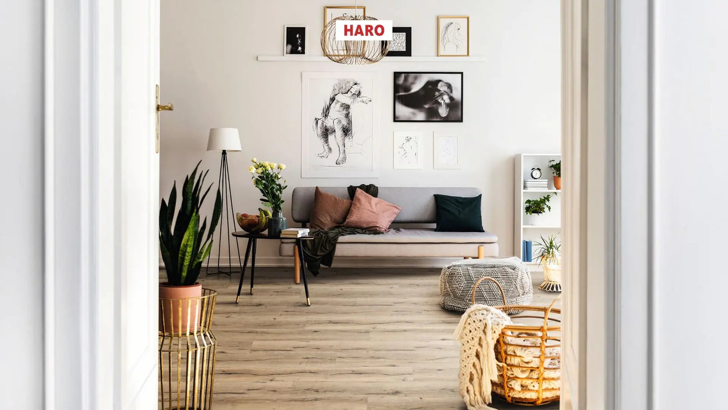 HARO Tritty Laminat Gran Via 4V Eiche Pretty authentic 220X24cm