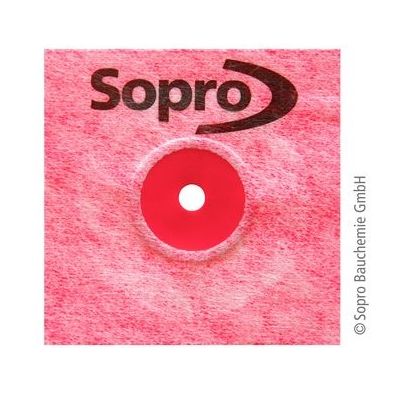 Wandmanschette Sopro AEB 129 150X150mm Abdichtung Rohr ⌀10-30mm