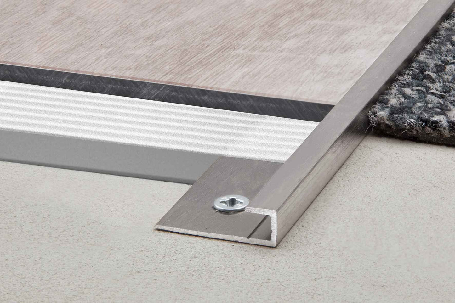 Schlüter Abschlussprofil VINPRO-S für Designboden, Vinyl, Parket, Laminat - Länge 2.5m