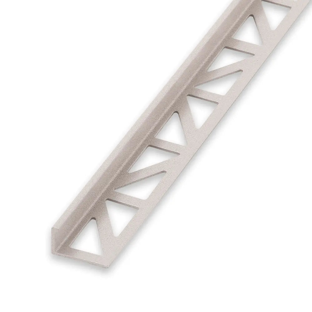 End rail 4-sided, shiny stainless steel 3m - square profile