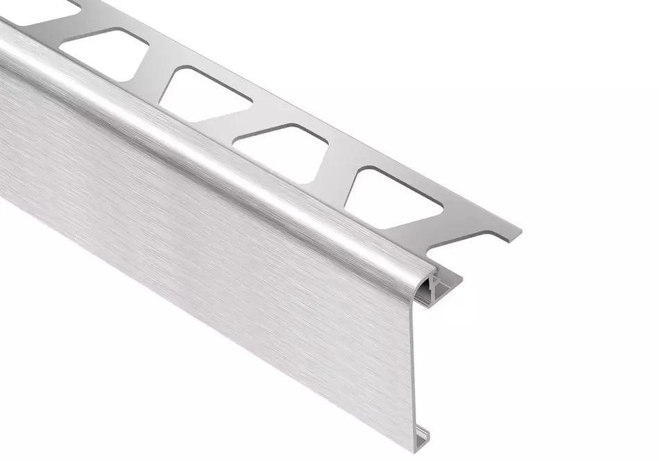 Angle end profile, shiny stainless steel 3m