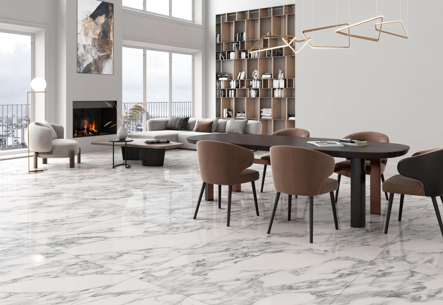 Arabescatto Marmor-Optik Tau Ceramica