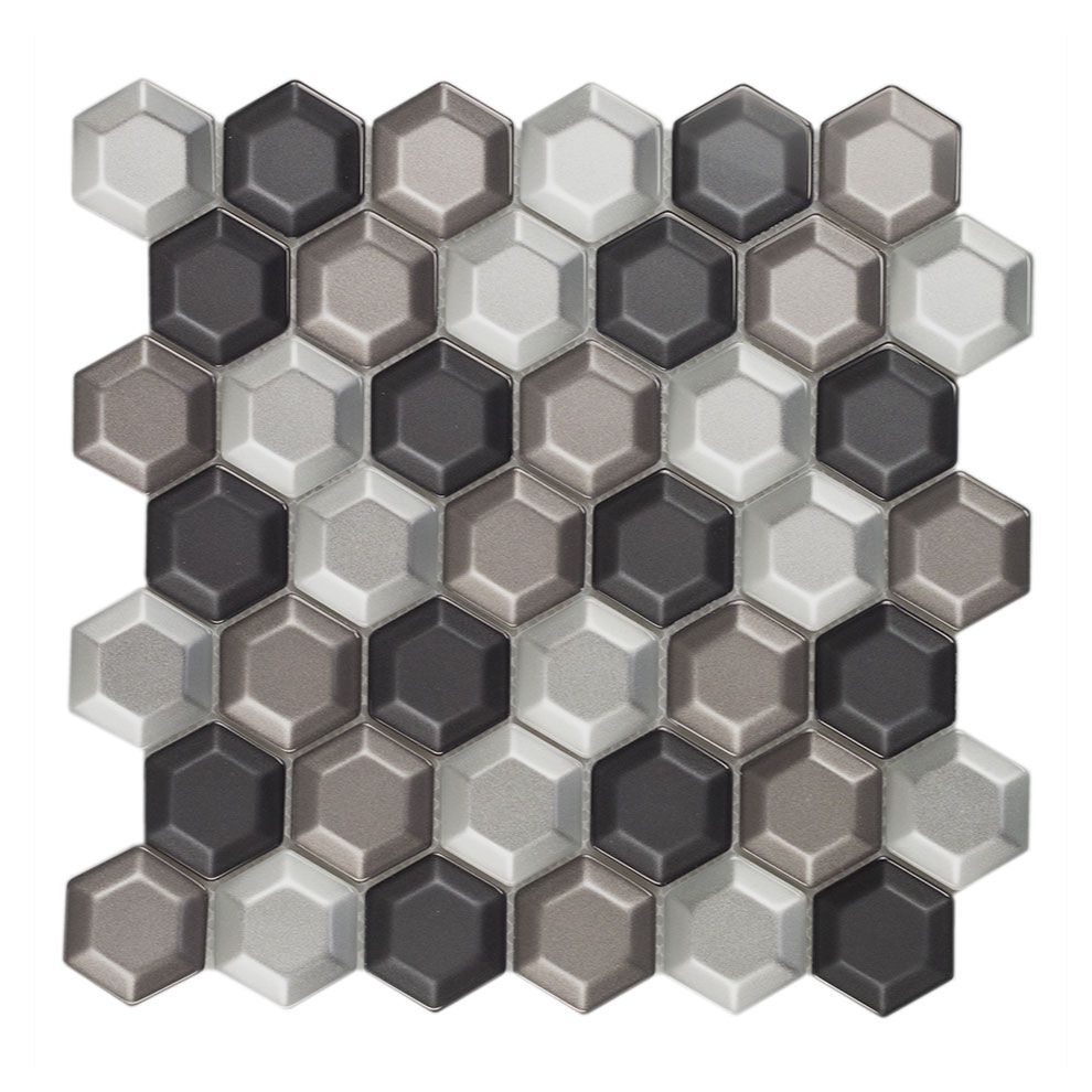 Mosaik Fliesen - Bisello grigio Netz 30x30cm