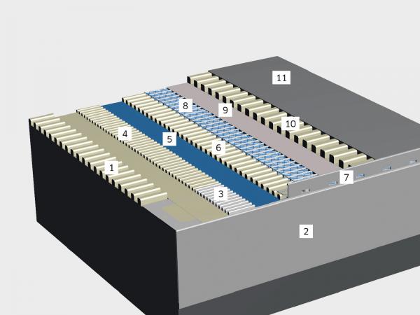 BLANKE BALKON BP Außenecke 90° - für den Abschlussprofil Balkon BP