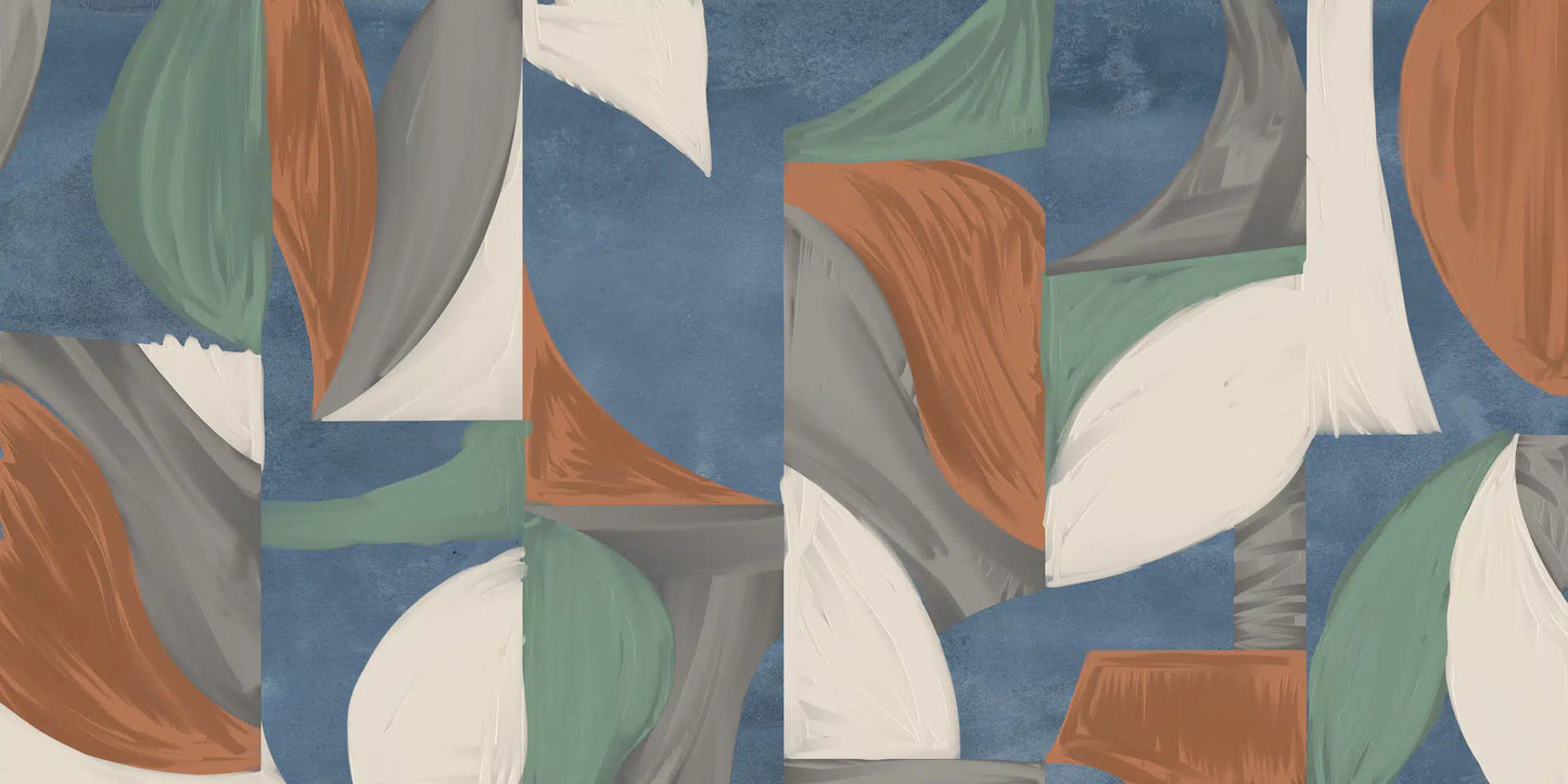 Serie Colorama - Kombination ruhige und strukturierte Fliesen Ceramica Bardelli