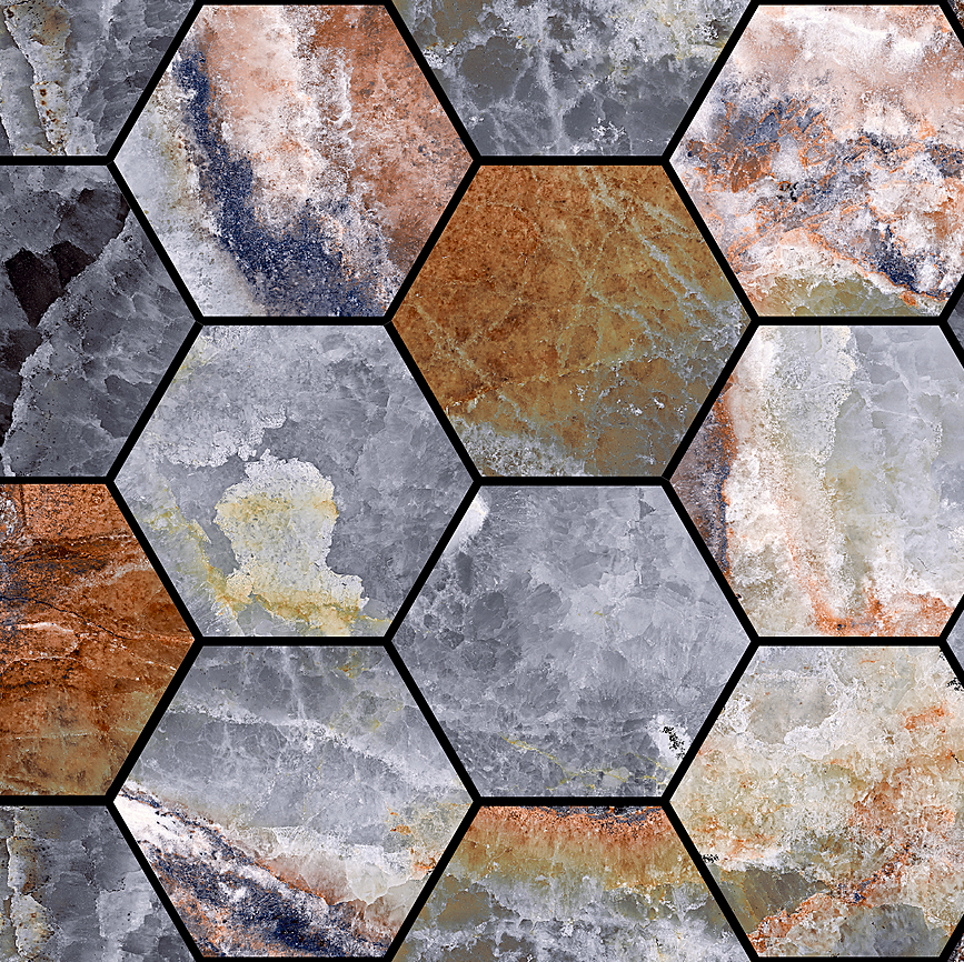 Sant Agostino Star - interpretation des Universums in 6 Farben