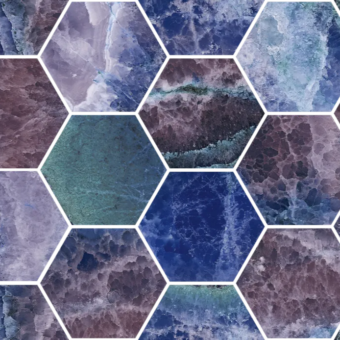 Sant Agostino Star - interpretation des Universums in 6 Farben