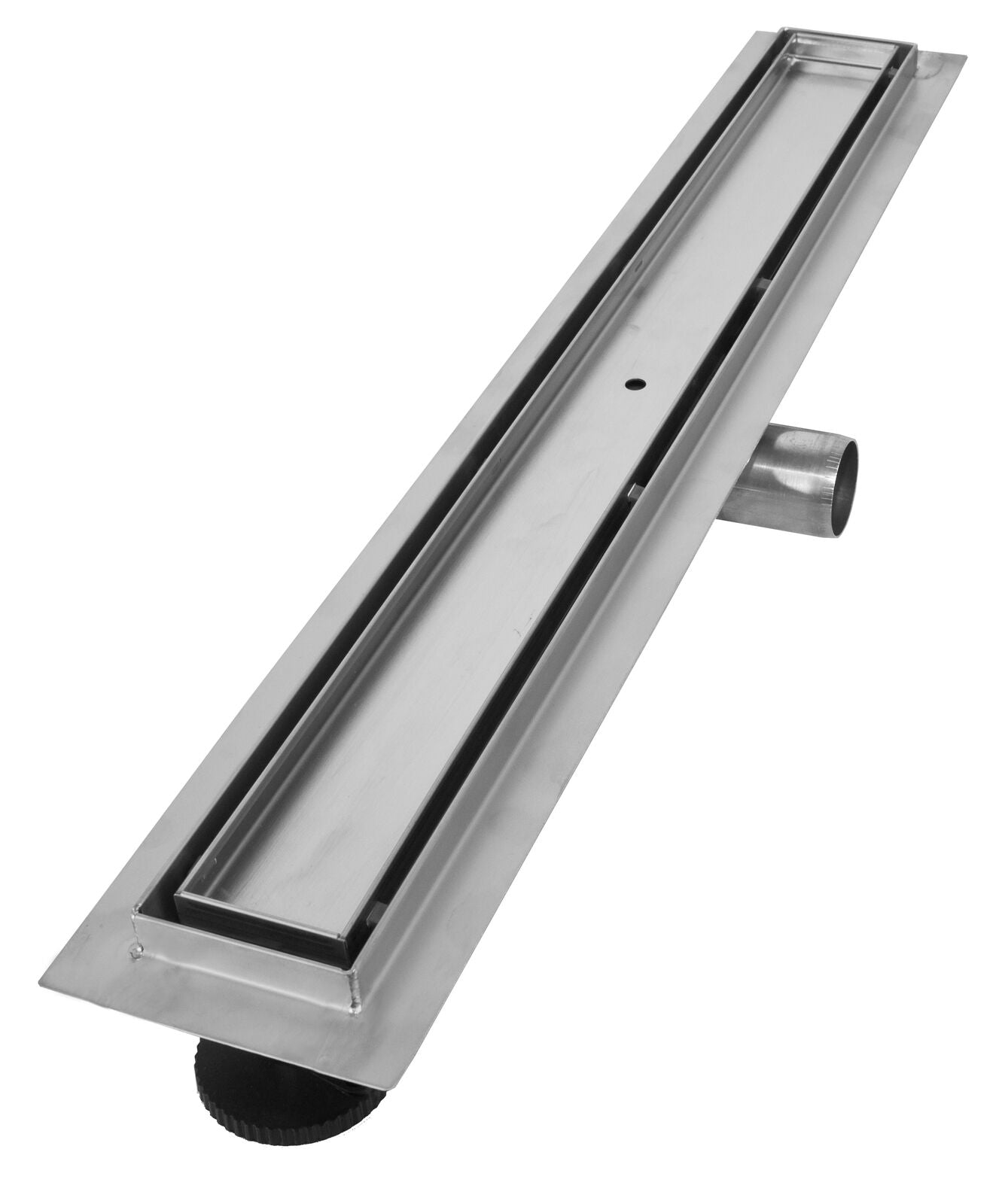 Duschrinne - Komplett-Set - Edelstahl Bodenablauf Ablaufrinne Duschablauf Flach Slim