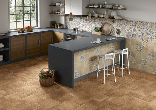 Terre Etrusche - Modulare Formate noble Optik in erdigen Farbtöne - Elios Ceramica