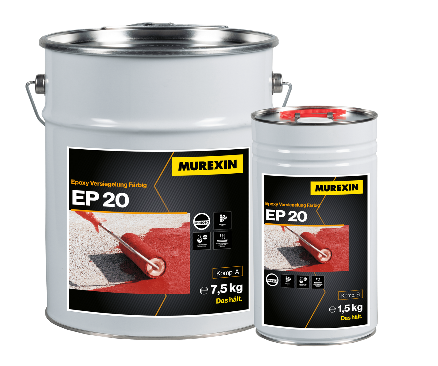 Garagen Murexin Epoxy Beschichtung - Komplett-Set Oberflächenschutzsystem