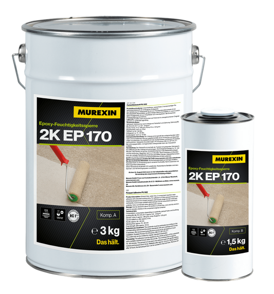 EPOXY-FEUCHTIGKEITSSPERRE 2K EP 170 - Set Komp. A+B 4.5Kg