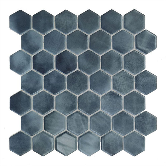 Mosaik Fliesen - Esagona Ombra grigio Netz 28,6x28,6cm