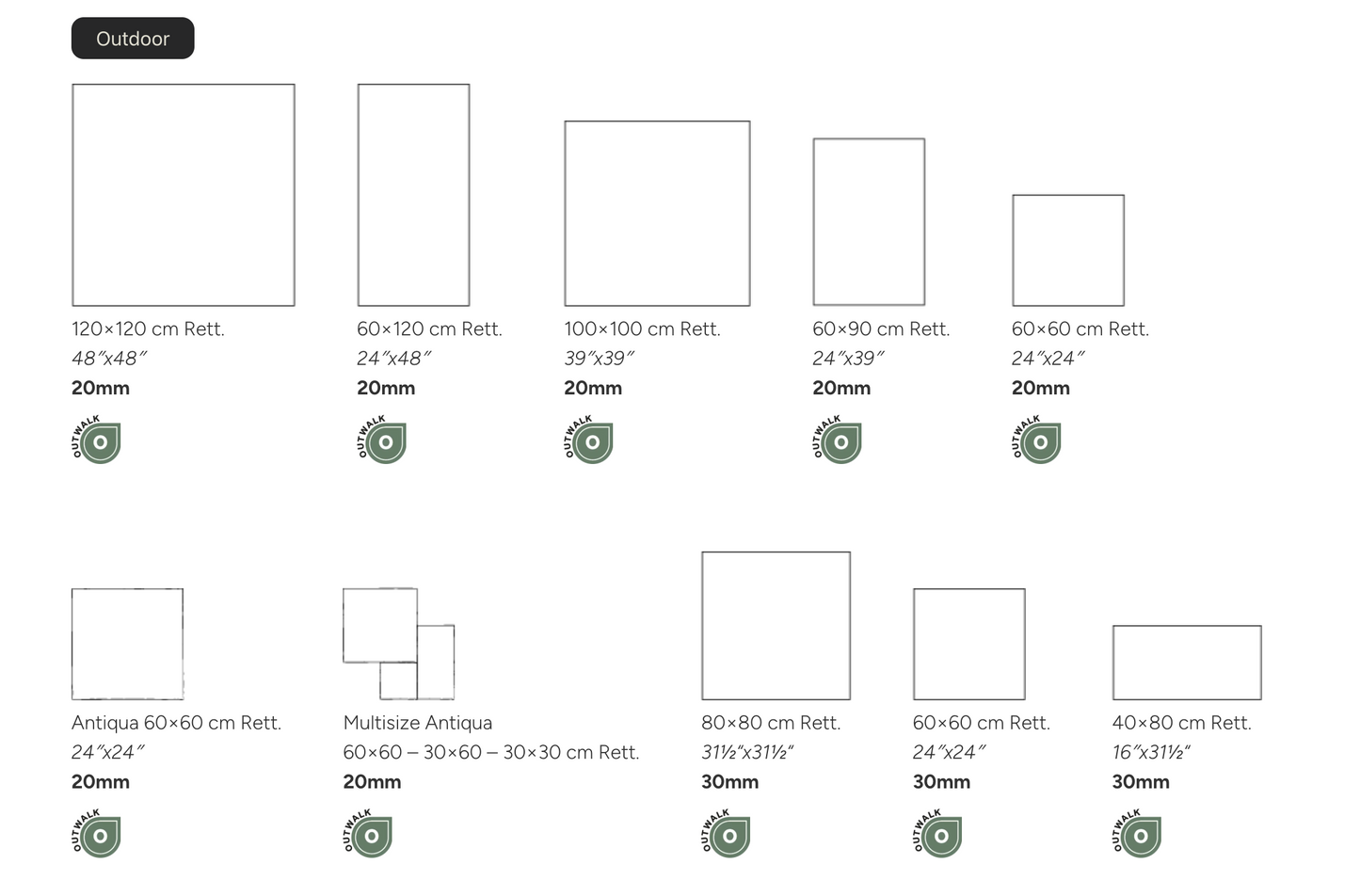 Landstone 2.0 Outdoor-Platten - Terrassenplatten Aussenbereich