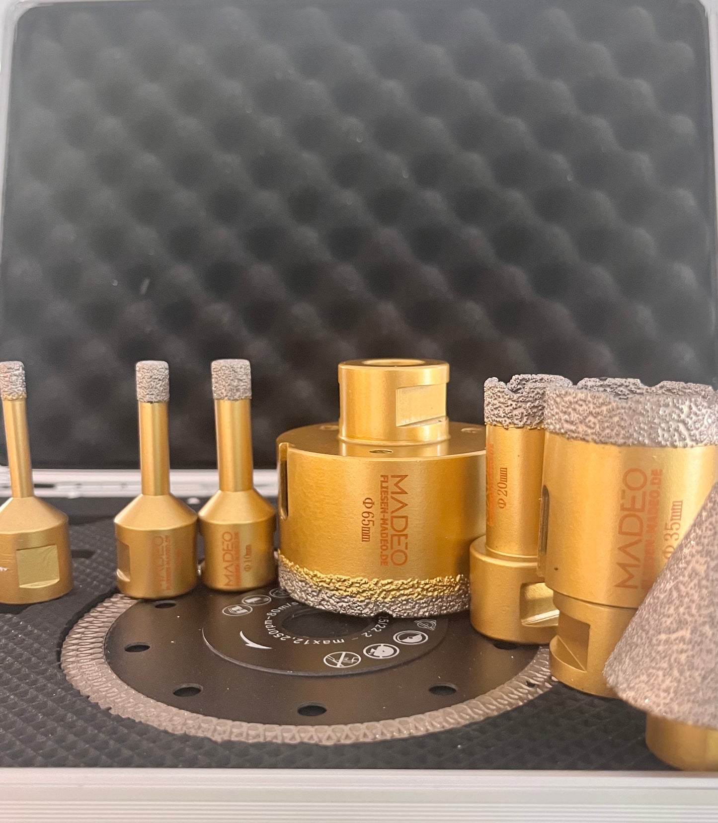 Diamant Bohrkronen Set M14 von 20 - 68 mm