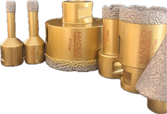 Diamant Bohrkronen Set M14 von 20 - 68 mm