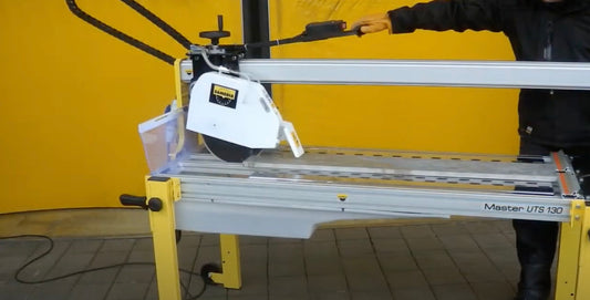 Samedia Master UTS 130 Robuste Baustellensäge für Naturstein und Fliesen 130cm Länge
