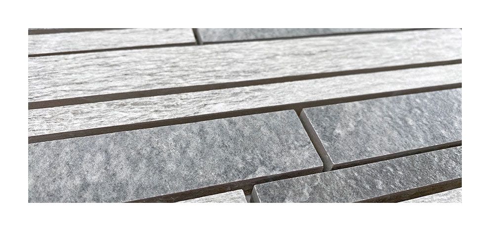 Mosaik Fliesen - Multi Ardesia antracite/bianco/grigio Netz 30x30cm