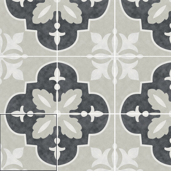 Brianna Enya und Nora Dekor-Fliesen von Carmen True Tiles Format 15X15cm