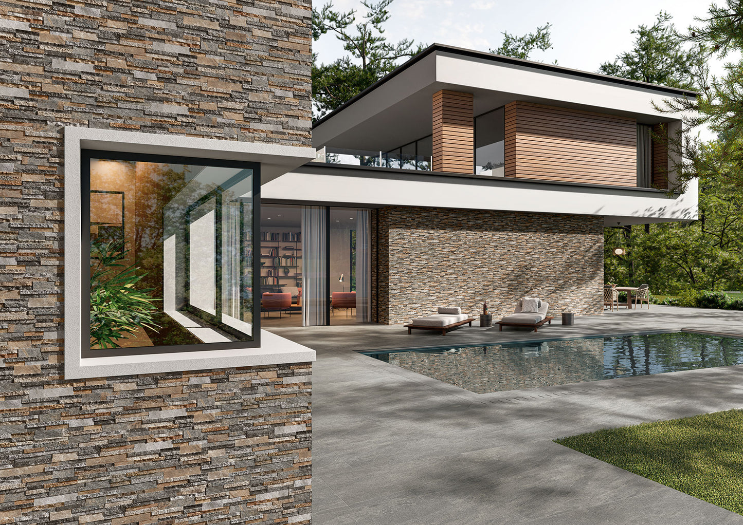 Thermae NovaBell Italien -Outdoor Platten für Außenbereich Treppen und  Pools