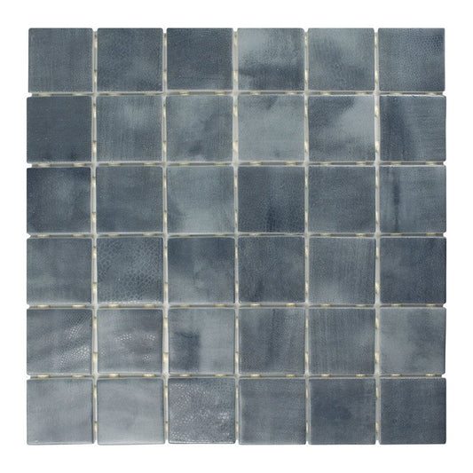 Mosaik Fliesen - Ombra grigio 5x5cm Sand Netz 31,1x31,1cm