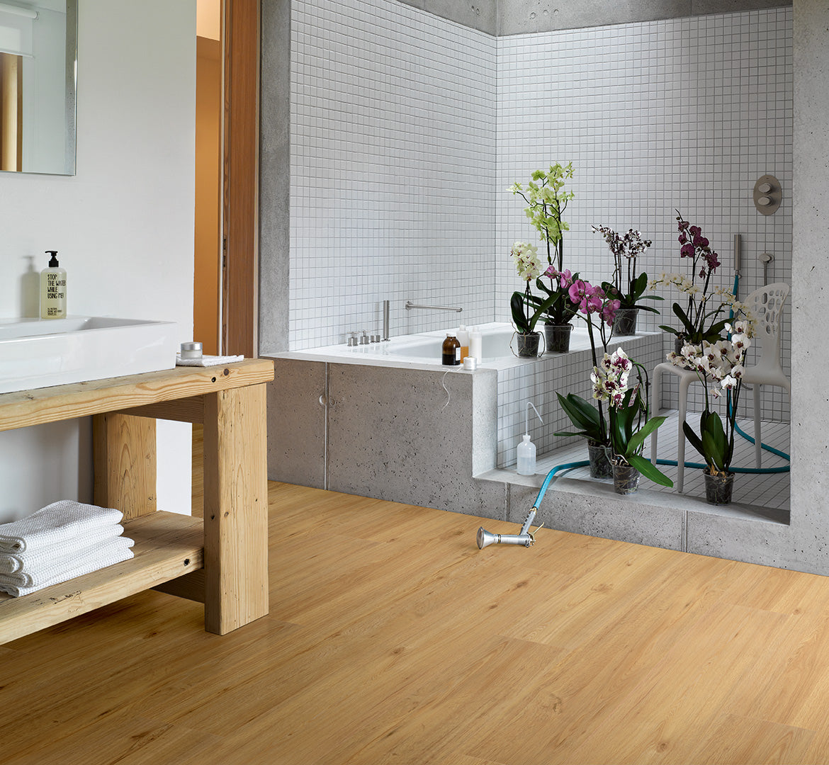 Parador Klick-Vinylboden SPC Basic 5.3 Eiche Natur gebürstete Struktur Landhausdiele