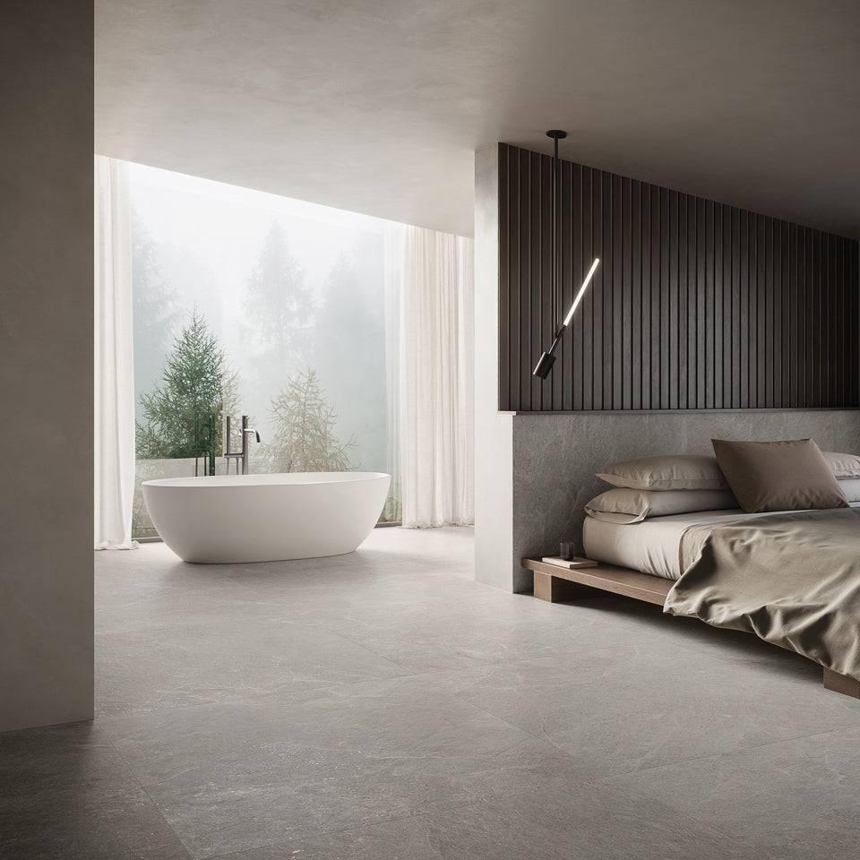 Cerdomus Moonstone - wünderschöne, edle und hochqualitative Natursteinoptikfliese / R11