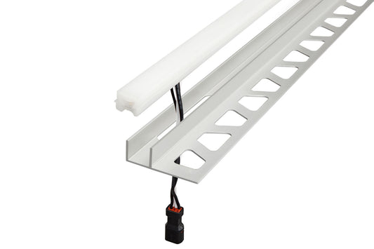 Schlüter LIPROTEC- LED neutralweiss Fliesen Profile mit Befestigungsschenkel- Beleuchtung Dusche und Nische
