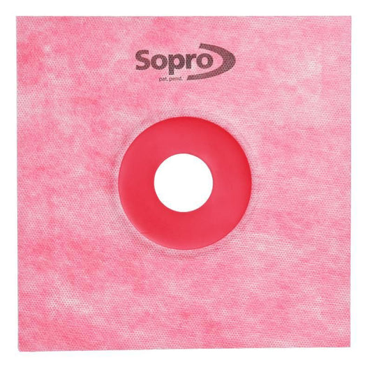 Wandmanschette Sopro AEB 200X200mm - Abdichtung Rohrdurchführungen ⌀50-75mm