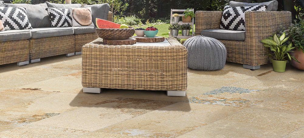 Terrassenplatten Campogalliano Archaios natural beige - schönste Solnhofener Fliese