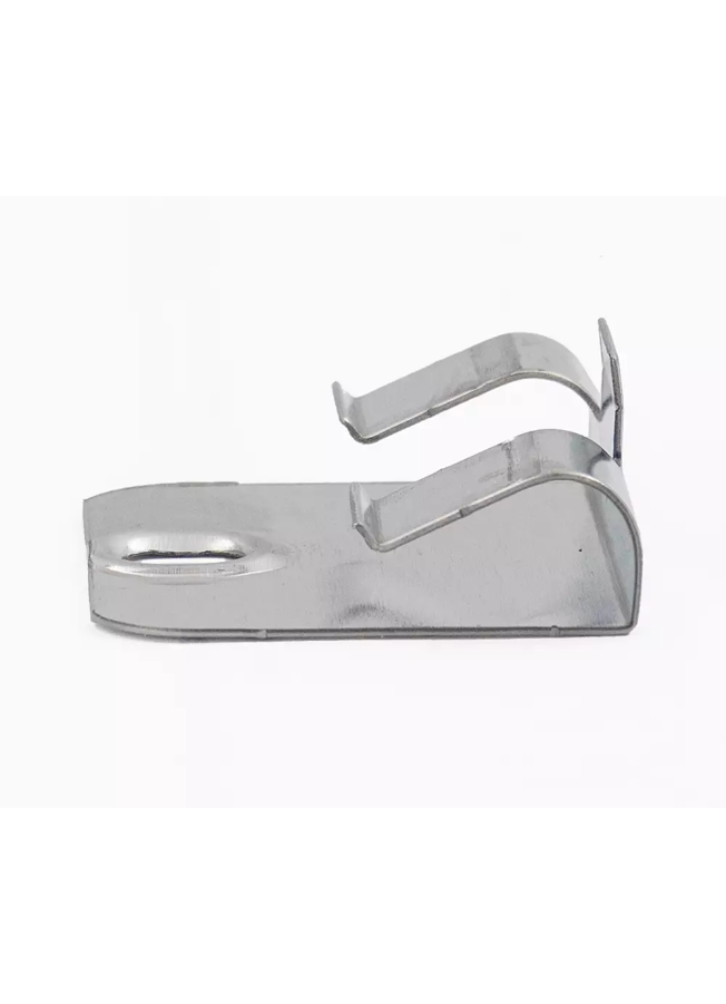 Clips von Tilo aus Metall für Leisten - 50 Stück inkl. Schrauben und Dübel