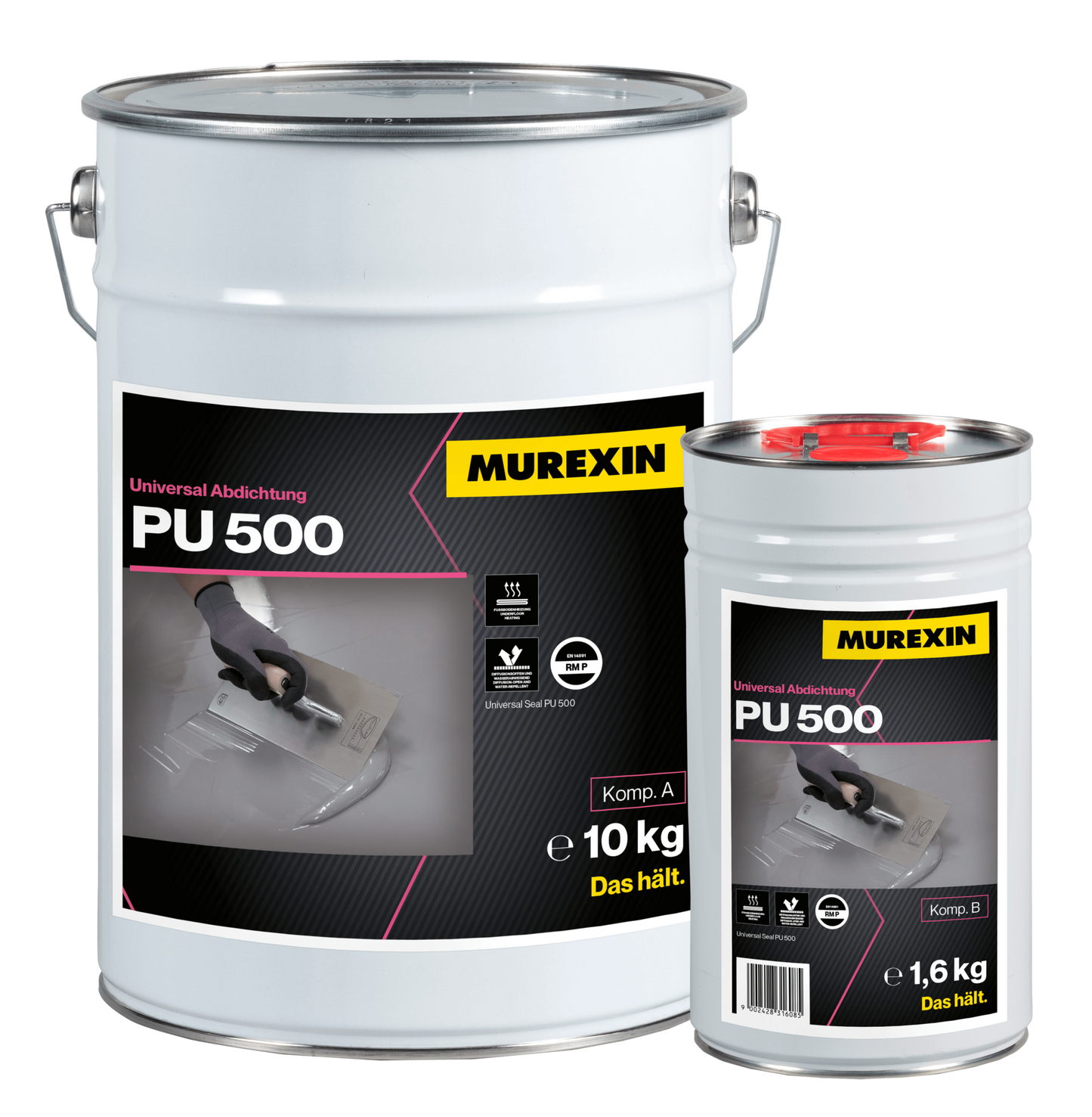Universalabdichtung PU 500 (RM) - SET Komp. A+B  11,6Kg