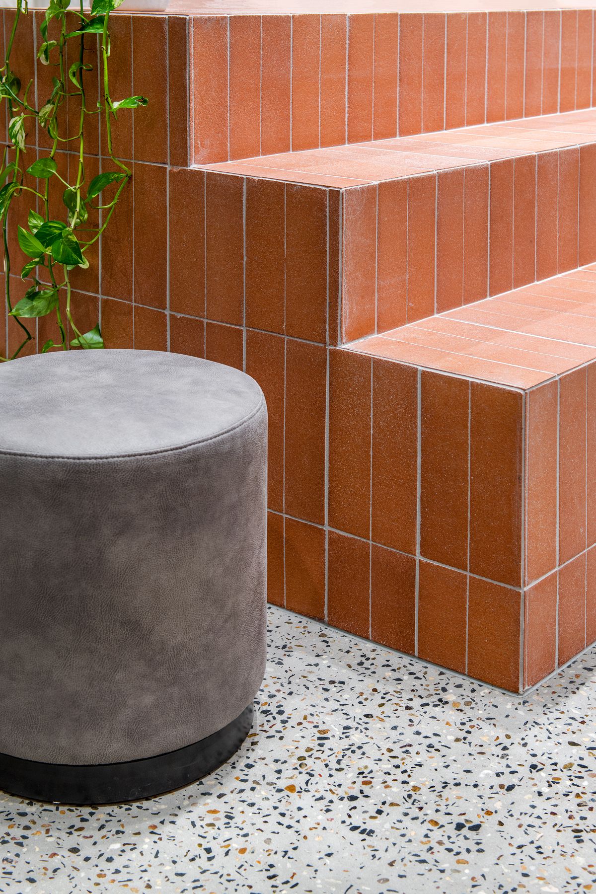 Terracotta  Arrotato da crudo- Rustik unbehandelt, gespalten