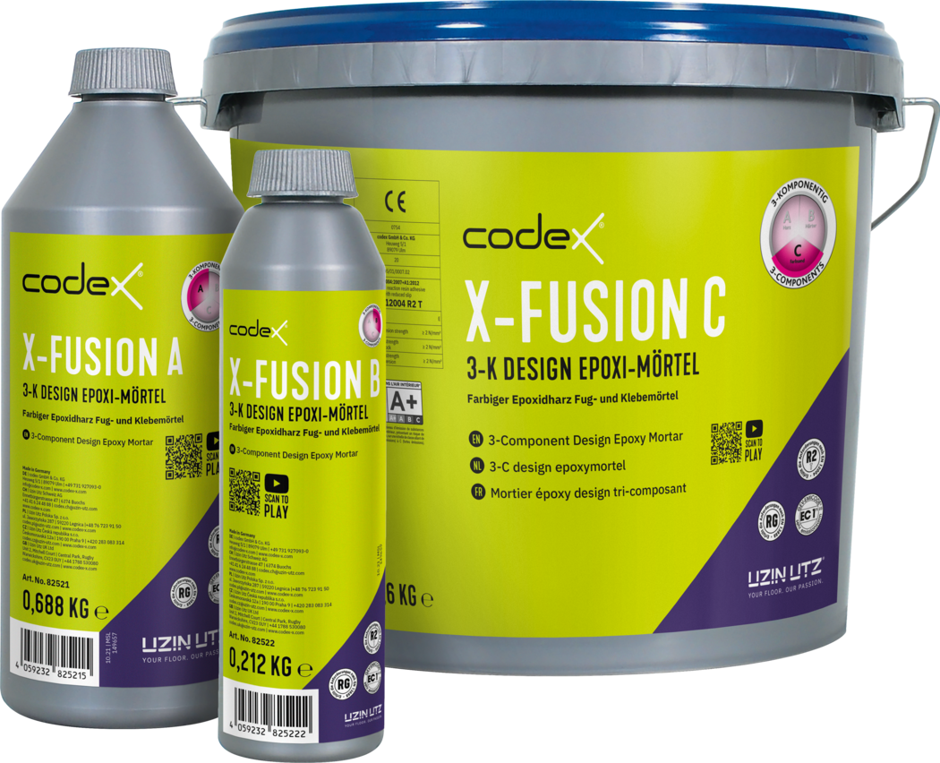 3K Epoxidharz Fugenmörtel "Codex X-Fusion" - Epoxi-Design Fuge 3,5Kg