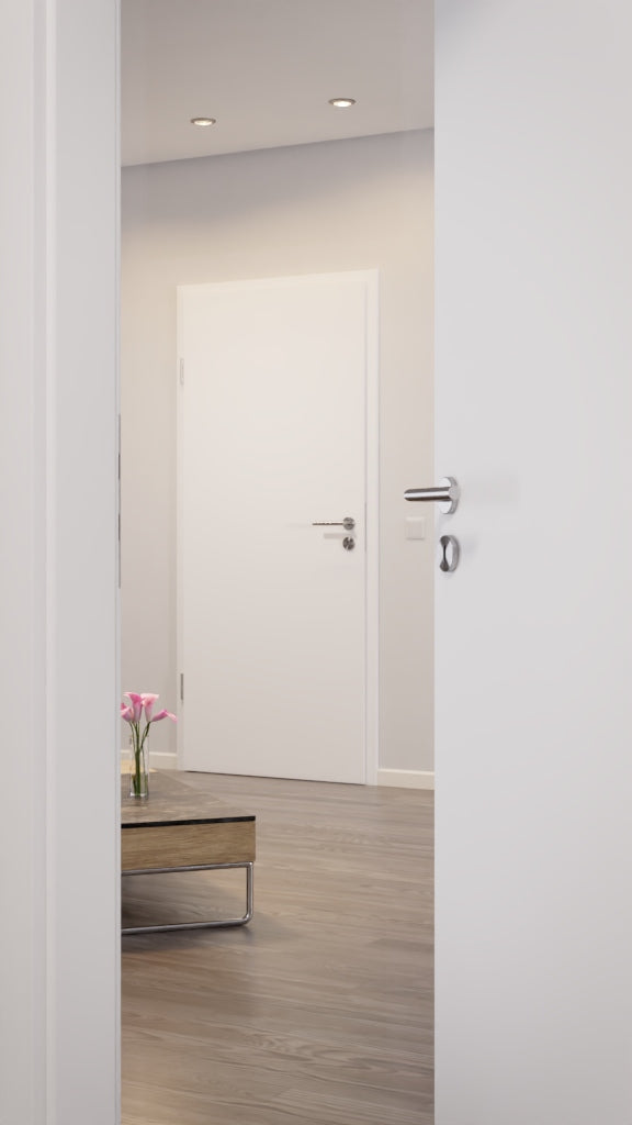 Zimmertür Komplettset JELD-WEN Ultraweiß Optima DuriTop CPL