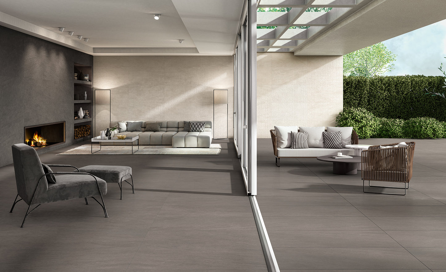 Terrassenplatten Aussenbereich -Lagerware Fliesen Format 60X60X2cm