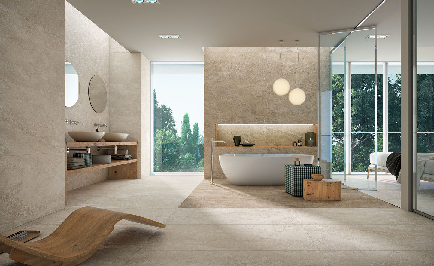 Thermae NovaBell Italien -Outdoor Platten für Außenbereich Treppen und  Pools