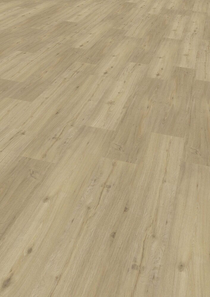 Vinyl Tilo Oak Safari with click system and impact sound insulation