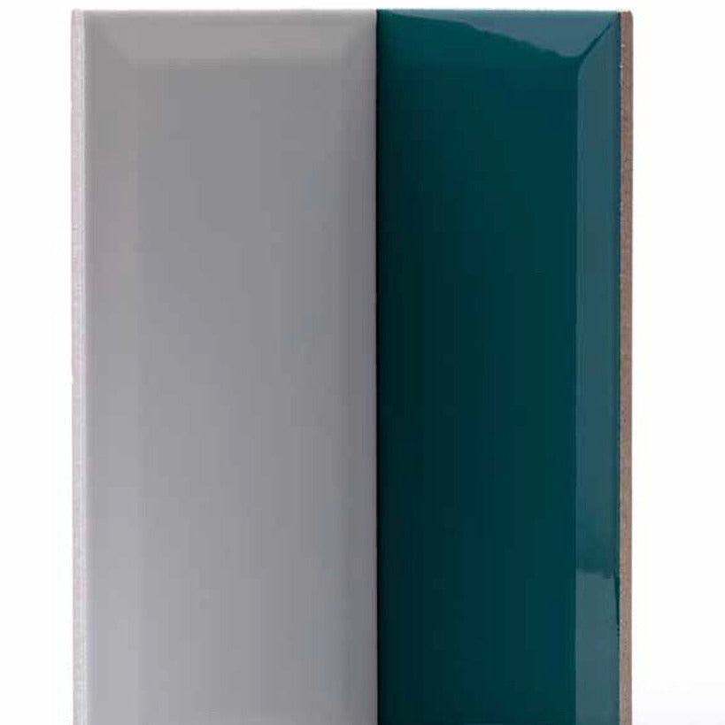 In Ghiaccio Bisello Ceramica Vogue weiß matt 10X20cm - Facettenfliese