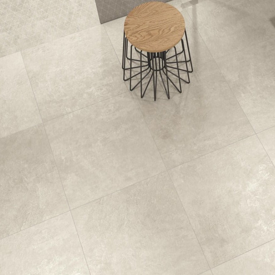 Terrassenplatten Devon tan Tau Ceramica 61X61X2 cm Zement-Optik