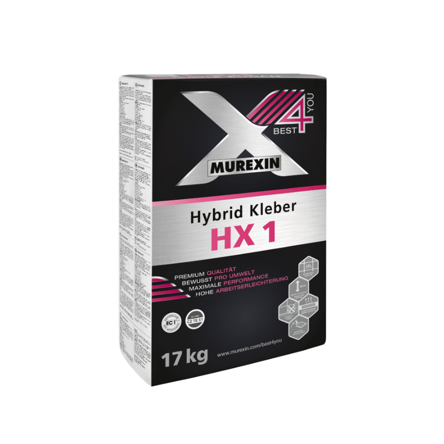 HYBRIDKLEBER HX 1 Murexin 17Kg - Kleber für großformatige Fliesen