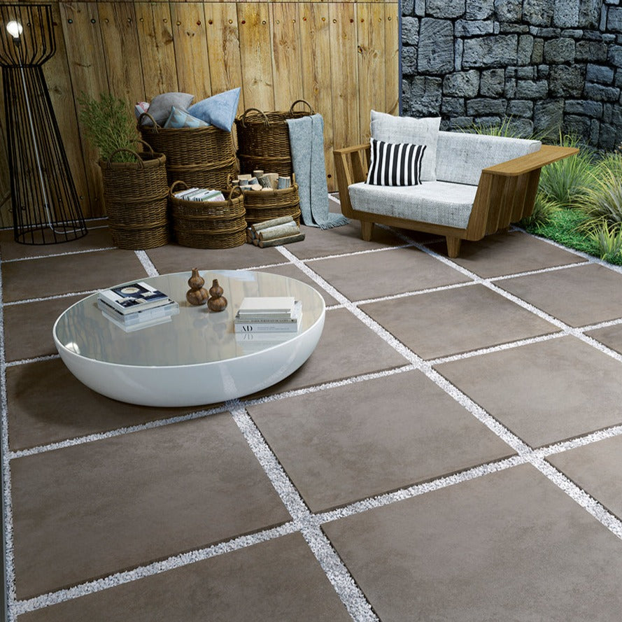 Terrassenplatten Loft Sunset und Smoke 80X80X2cm - Isla Tiles Italy