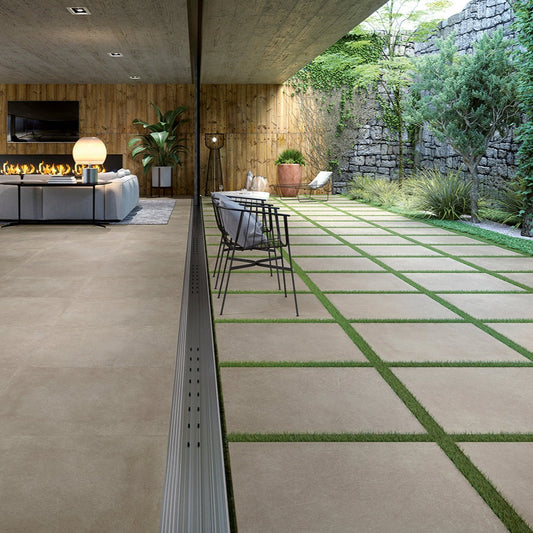 Terrassenplatten Loft Sunset und Smoke 80X80X2cm - Isla Tiles Italy