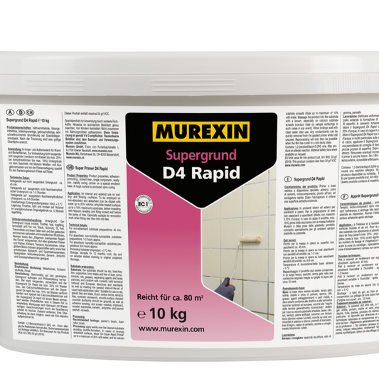 Supergrund D4 Rapid Murexin - Grundierung als Haftbrücke für Fliese auf Fliese