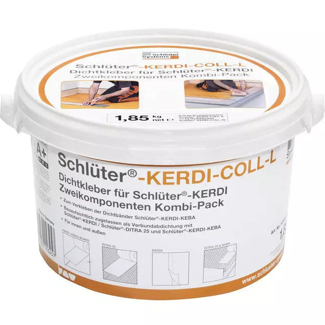 Schlüter-KERDI-COLL-L - Ein zweikomponierter Dichtkleber auf Basis lösemittelfreien Acrylatdispersion und eines zementären Reaktivpulvers