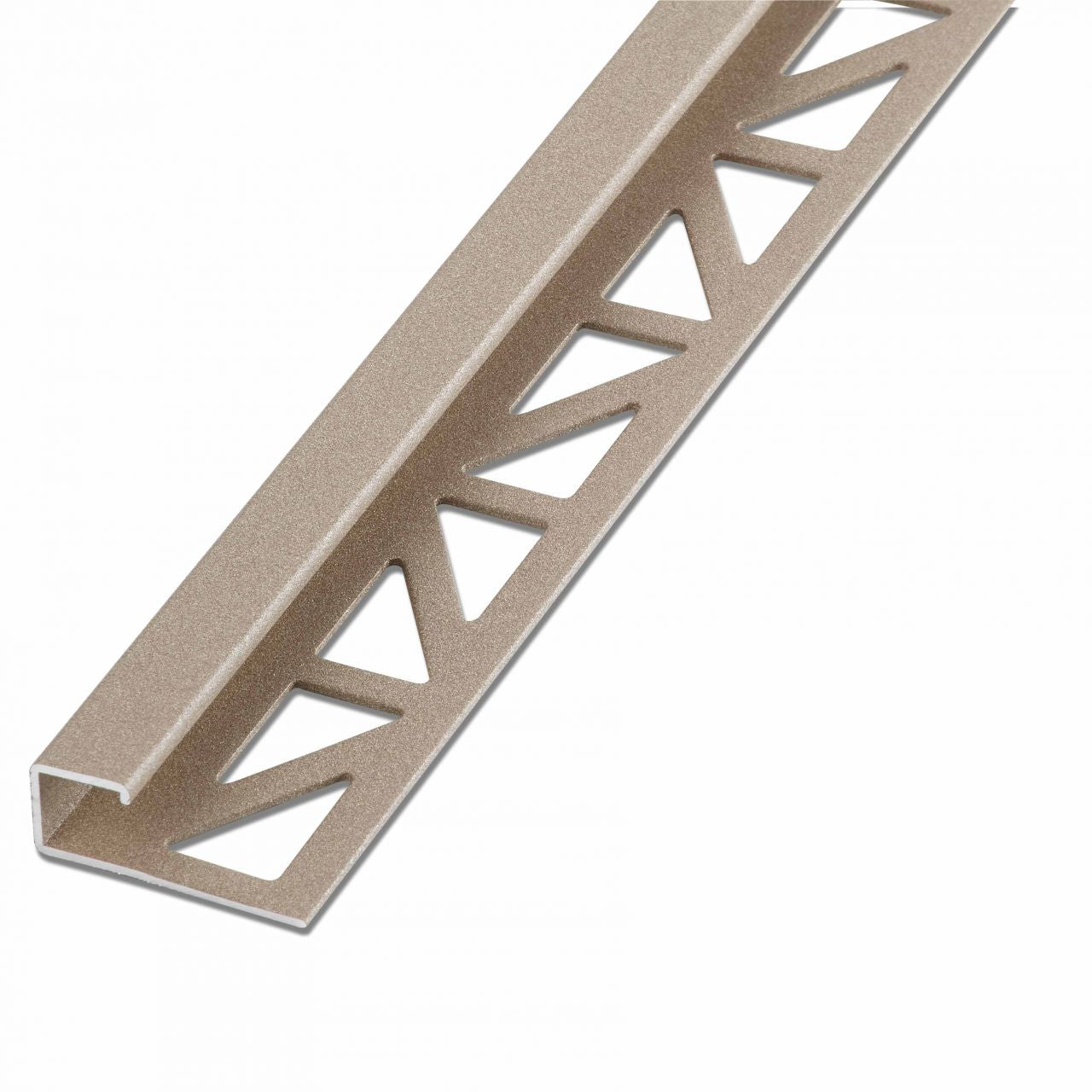 Quadratprofil Blanke Aluminium beschichtet 2.5m - Eckprofile