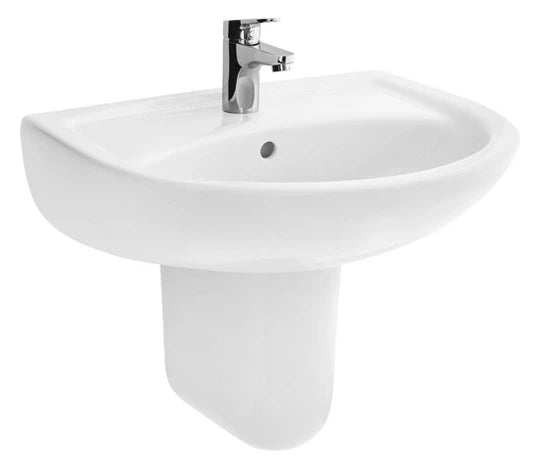 sanibel 1001 Waschtisch A18 – 60 × 46,5 cm | Weiß mit HYGIENE-Glasur