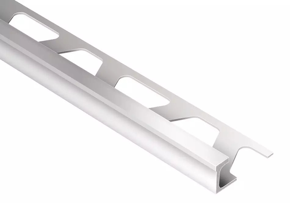 Angle end profile, shiny stainless steel 3m 