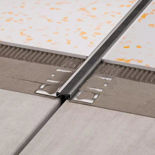 Angle end profile, shiny stainless steel 3m 