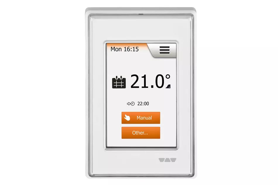 Schlüter-Ditra-HEAT-E-R3 - Multifunktionsfähiger Temperaturregler (Touchscreen, zwei Fernfühlern)